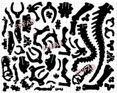 Dinosaur dxf file for CNC cutting. Plasma, laser, water jet. Delivered on CD