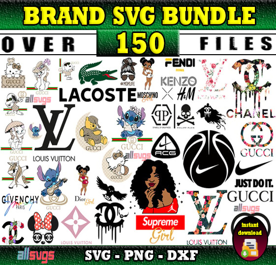 Brand SVG Bundle – Brand Cut Files for Cricut, Silhouette & Laser Cutting