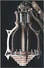 BIG steam punk lamp dxf format clip art for CNC Plasma or LASER cutting on CD