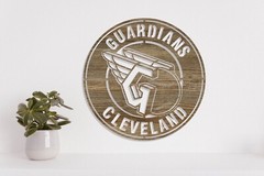Cleveland Guardians Badge Laser cut vector file dxf, svg, eps. ai, pdf, png