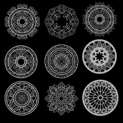 PACK +100 Mandala DXF SVG Ai | Laser Cut & CNC Designs Bundle On USB | CD