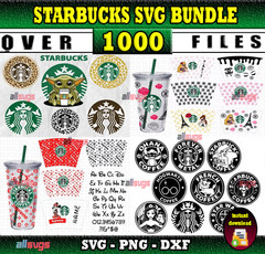 Starbucks SVG Bundle – Coffee Cut Files for Cricut, Silhouette & Laser Cutting