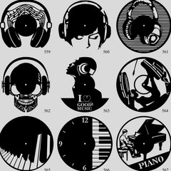 Music 90 Designs Digital Files Laser Plasma Cutting Instant Download Ai Ctr Svg