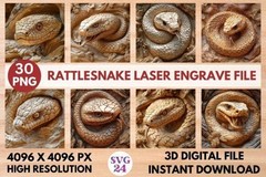 3D Laser Engrave Files Bundle, Engraved Wood Art, Digital Download