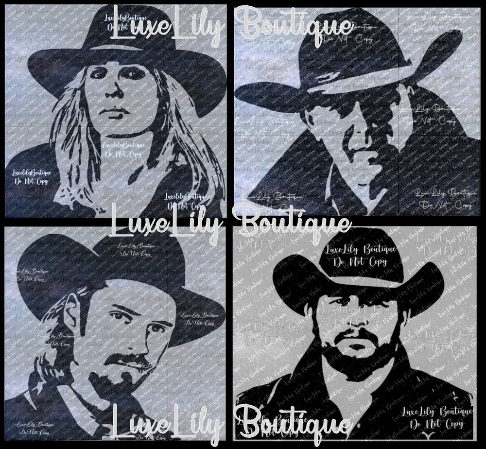 Yellowstone Cast RIP Wheeler, Beth, John, Kacey Dutton SVG, PNG, JPG Cut File