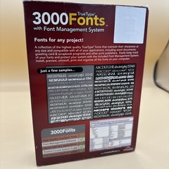 Summitsoft 3000 Fonts – Small Business Series – New – TrueType – For Windows
