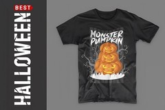 7 Halloween T-Shirt Bundle | PNG SVG EPS | Scary Pumpkin Ghost Witch Designs