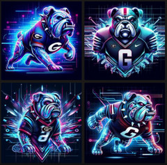 48 Georgia Bulldogs PNG clipart Digital desktop wallpaper shirt transfer art