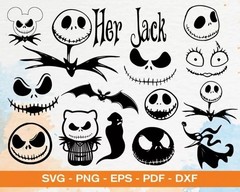 Nightmare before Chirstmas SVG Bundle – Halloween & Horror Cut Files for Cricut