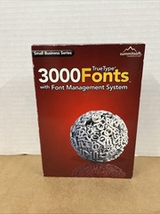 Summitsoft 3000 Fonts Small Business Series TrueType For Windows