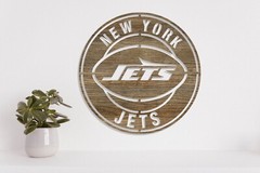New York Jets badge laser cut vector files dxf, svg, eps. ai, pdf, png