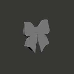 Bow Ribbon Wood Carving Design – 3D STL CNC File