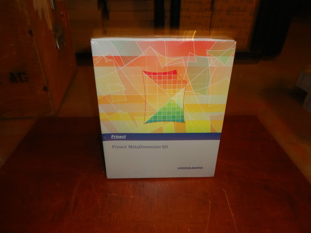 HEIDELBERG, PRINTECT METADIMENSION 52i SOFTWARE, #PP.111.0602, 100%NEW