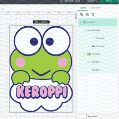 Keroppi S4nrio Kitty SVG Cricut, Silhouette Cut Files