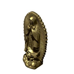 Our Lady Guadalupe Wood Carving Design – Wood Carving Design – 3D STL CNC File