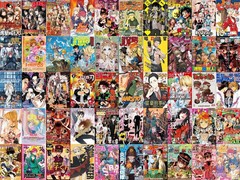 1050 Anime Manga Magazine Covers | Anime Collage Kit | Manga Collage Kit JPG
