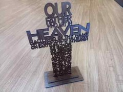 Lord’s Prayer Cross with Base Celtic svg, cross dxf, png Design Digital File