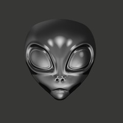 Alien Head – CNC Routing & 3D Print Model – STL + 3MF File for Printer Laser