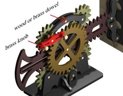 Steampunk LASER projects on CD dxf format files for CNC cutting. Lamp, book ends