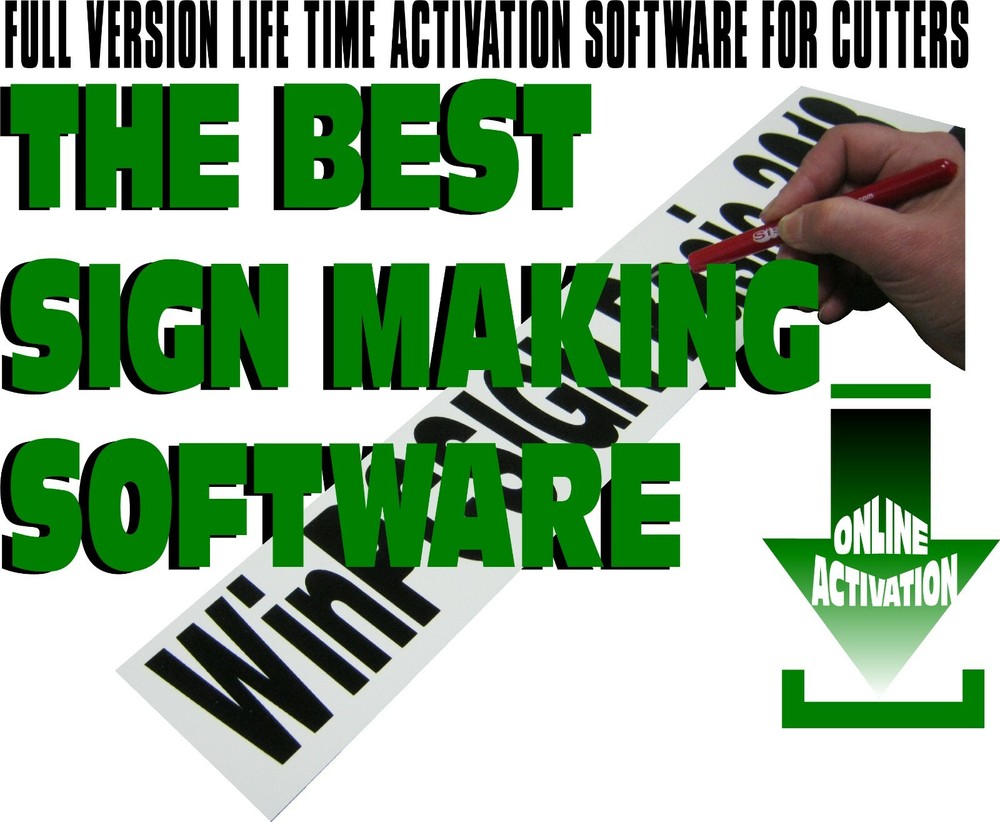 Sign Making & Editing software. SVG Vinyl cutters drivers BETTER vectorisation