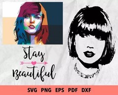 Taylor Swift SVG Bundle, SVG Files for Print & Cricut, Silhouette & Laser Cut