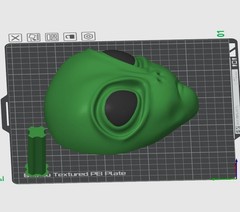 Alien Head – CNC Routing & 3D Print Model – STL + 3MF File for Printer Laser