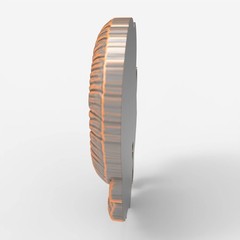 Ram Head Relief Relief 3D Model STL File for CNC Wood Carving