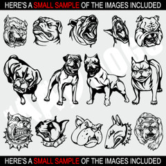 MAD DOGS CLIPART-VECTOR CLIP ART-VINYL CUTTER PLOTTER IMAGES &TSHIRT GRAPHICS CD