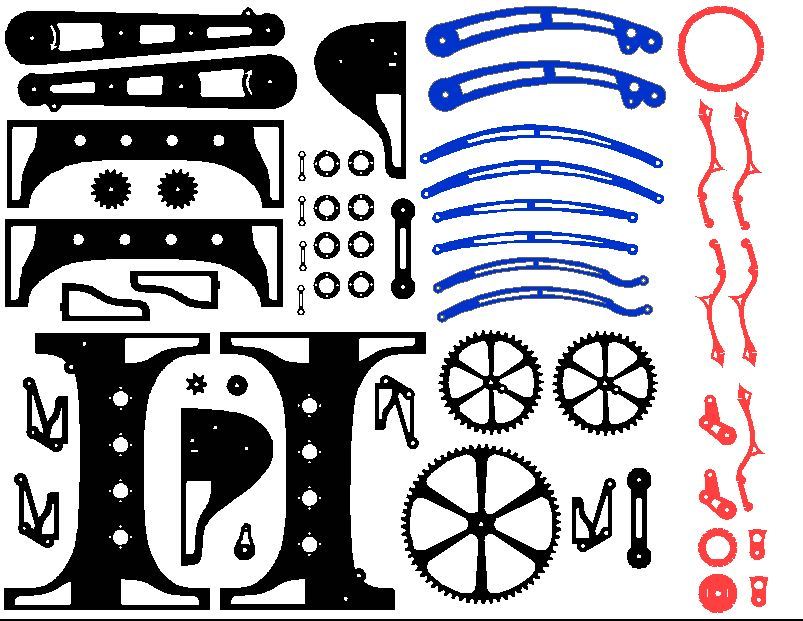 BIG steam punk lamp dxf format clip art for CNC Plasma or LASER cutting on CD