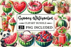 Mega Summer Clipart Bundle, 50 Collections, Digital Download