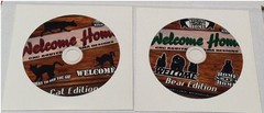 2 Disc CNC Bear & Cat Graphics ClipArt in EPS, DXF, SVG 4 PLASMA ROUTER LASER +