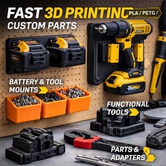 Custom 3D Printing Service – Print STL Files – PLA,PETG,ASA,ABS,TPU — SEND STL