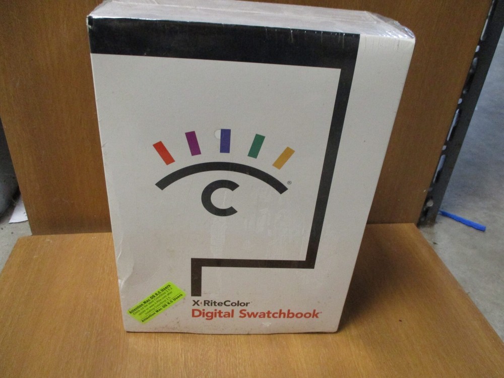 HEIDELBERG X-RITECOLOR DIGITAL SWATCHBOOK SOFTWARE MAC OS PART#XRITE, NEW