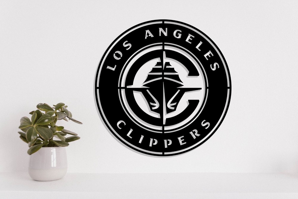 Los Angeles Clippers Laser Cut file dxf, svg, eps. ai, pdf, png Ready to cut
