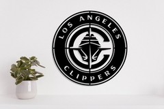 Los Angeles Clippers Laser Cut file dxf, svg, eps. ai, pdf, png Ready to cut