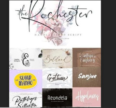 Fonts Bundle of bundles Premium Fonts