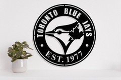 Toronto Blue Jays MLB Laser Cut file dxf, svg, eps. ai, pdf, png Ready to cut