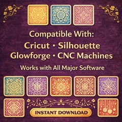 Laser Cut Wall Decor SVG Bundle, 60 Designs, Cricut Glowforge, Digital Download