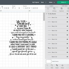 To My Bestie SVG, Best Friend SVG, Friends Gifts, SVG, PNG, Digital Cricut Files