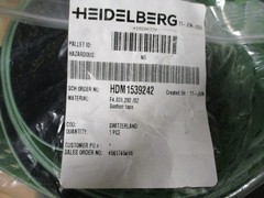 HEIDELBERG SUCTION TAPE PART #F4.020.292/02, NEW