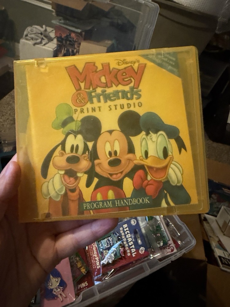 Disney Mickey & Friends Print Studio CD-ROM Windows Software