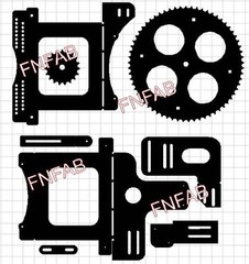 Parts Tumbler DIY plans and dxf format files on CD for CNC plasma or laser