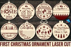 Christmas Mega SVG Bundle 250+ Laser Cut Files Glowforge Cricut Digital Download