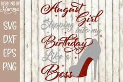 12 Month Set – Stepping into my Birthday SVG DXF PNG Cut File Cricut Silhouette