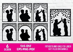 250+ Metal Wall Art SVG Bundle | 3D Laser Cut Files DXF EPS PNG | Glowforge CNC