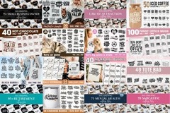 1000 SVG Mega Bundle Cutting Files DXF PNG Craft Designs