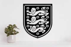England metal Laser Cut file dxf, svg, eps. ai, pdf, png Ready to cut