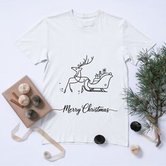 16 pcs Merry Christmas Reindeer Digital Art Festive Cartoon Christmas Design