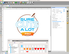 Sure Cuts A Lot 5 Pro Cutter Plotter Vinyl Vectorize Software