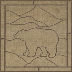 Bear SVG file for paper, vinyl, etc. on Cricut, Silhouette, etc. Machine Cutting